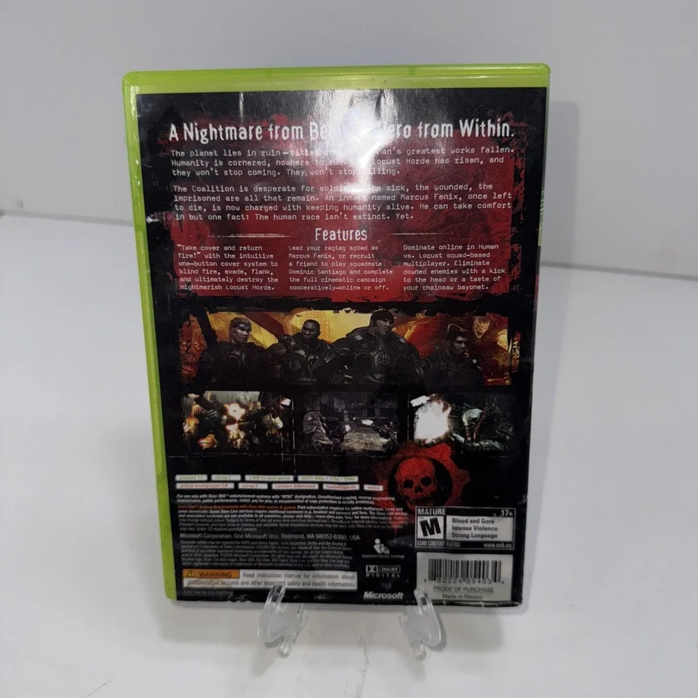 Gears of War (Microsoft Xbox 360, 2006) COMPLETE